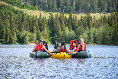 Gjennom Nordmarka i packraft/kano